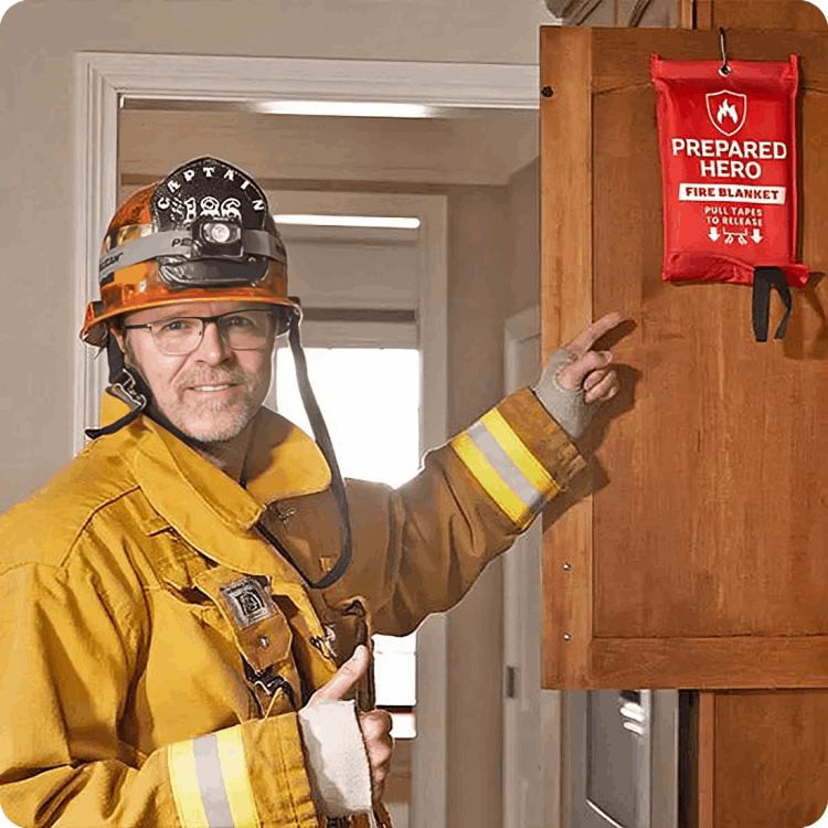 Prepared Hero Fire Blanket